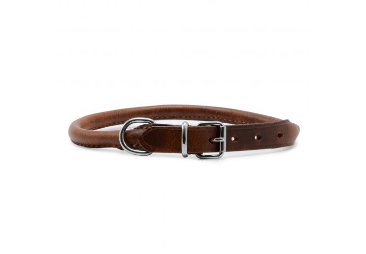 Ancol - Round Leather Collar - Alan's Pet Shop